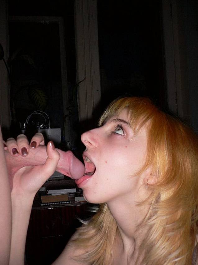 Blonde cocksucking exgirlfriend with the perfect vagina in ...