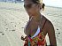My baby posing on beach.