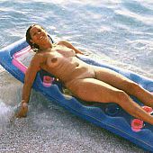 They can't live without to be filmed stripped on beach.